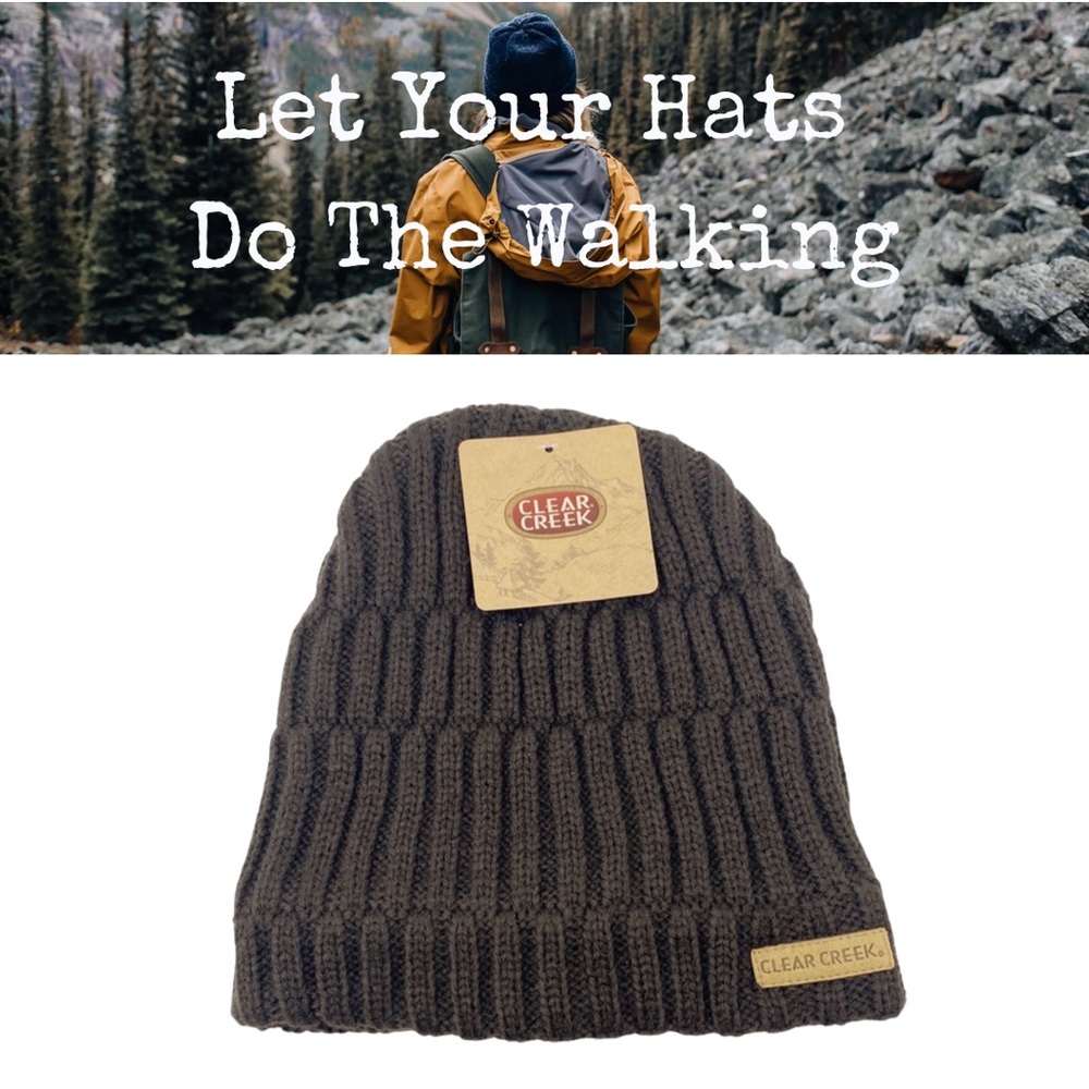 Men's Clear Creek Ribbed Hat With Sherpa Lining